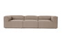 Atelier Del Sofa Fora 3 Seater - Marrón